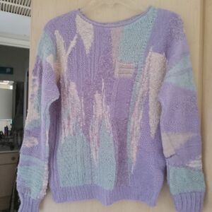 Lavender and Mint Women's Sweater
